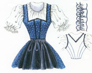 Wachauer Tracht Grafik